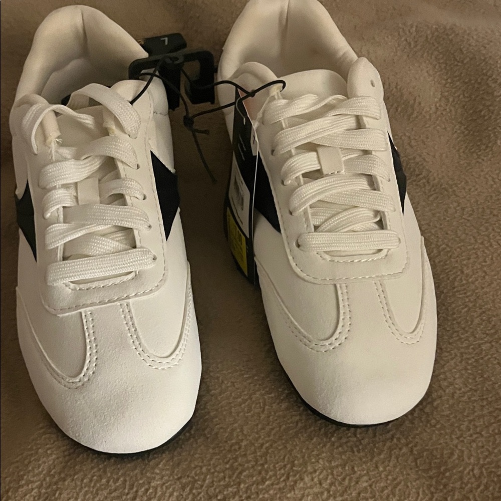 White and Black Men's Sneakers